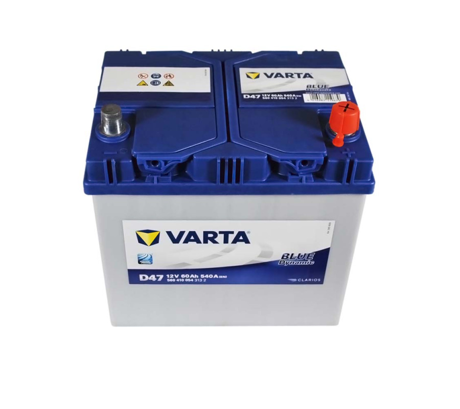Автомобильный аккумулятор Varta  Blue Dynamic 60Ач 540 А D47