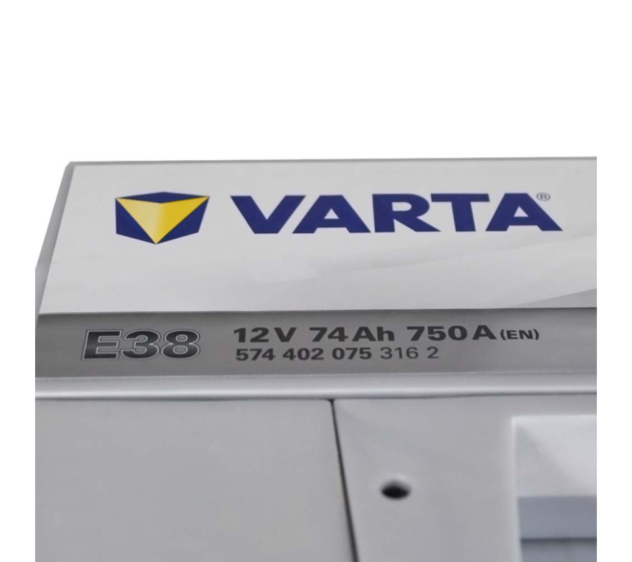 Автомобильный аккумулятор Varta  Silver Dynamic 74Ач 750 А E38