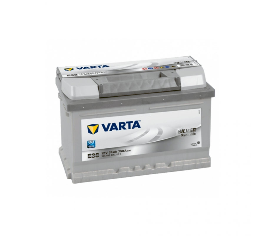 Автомобильный аккумулятор Varta  Silver Dynamic 74Ач 750 А E38