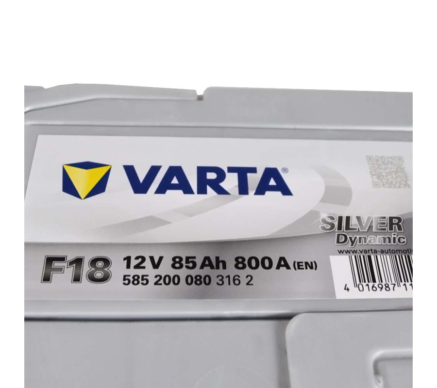Автомобільний акумулятор Varta  Silver Dynamic 85Ач 800 А F18