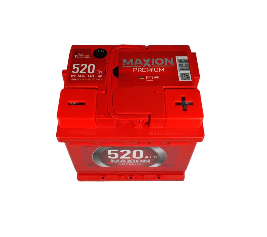 Автомобільний акумулятор MAXION Premium TR 50Аh 520A R+
