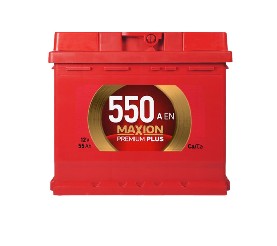 Автомобільний акумулятор MAXION Premium Plus 55Аh 550A R+