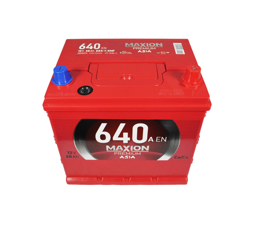 Автомобільний акумулятор MAXION Premium Asia TR 68Ah 640A R+