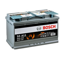 Автомобильный аккумулятор Bosch AGM 80Ah 800A S5A11 