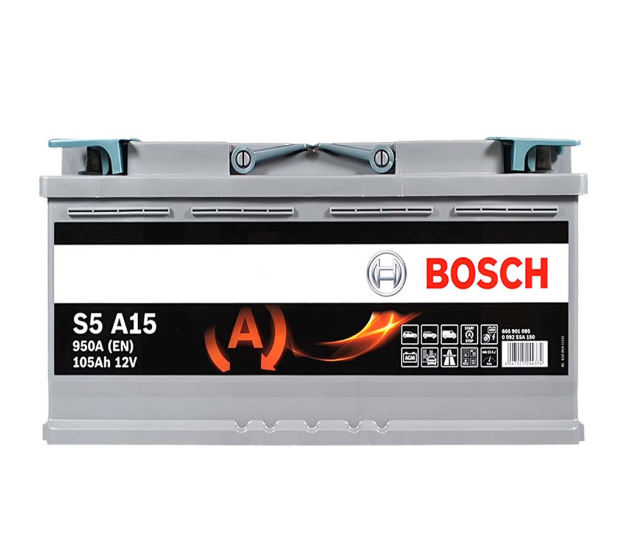 Автомобильный аккумулятор Bosch AGM 105Ah 950A S5A15 