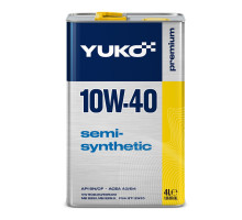 Автомобільна моторна олива YUKO SEMISYNTHETIC 10W-40 4л