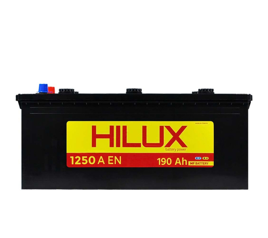 Автомобильный аккумулятор HILUX Black 190Ah 1250A L+