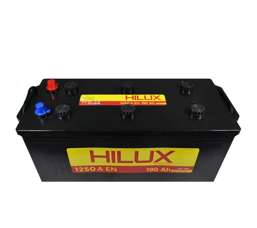 Автомобильный аккумулятор HILUX Black 190Ah 1250A L+