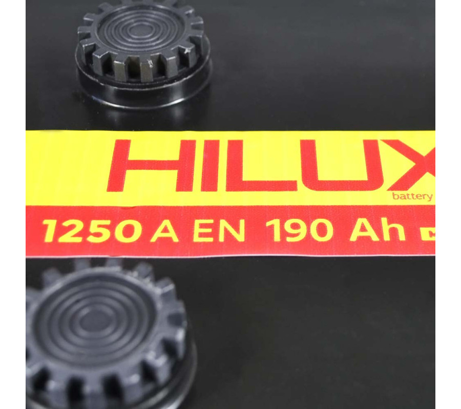 Автомобильный аккумулятор HILUX Black 190Ah 1250A L+