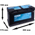 Автомобильный аккумулятор Exide 95Ah 850 A Start Stop AGM EK950