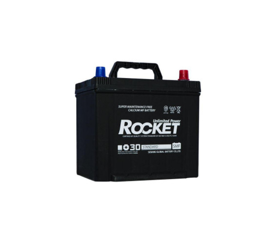 Автомобильный аккумулятор Rocket 65Ah 590CCA 75D23L
