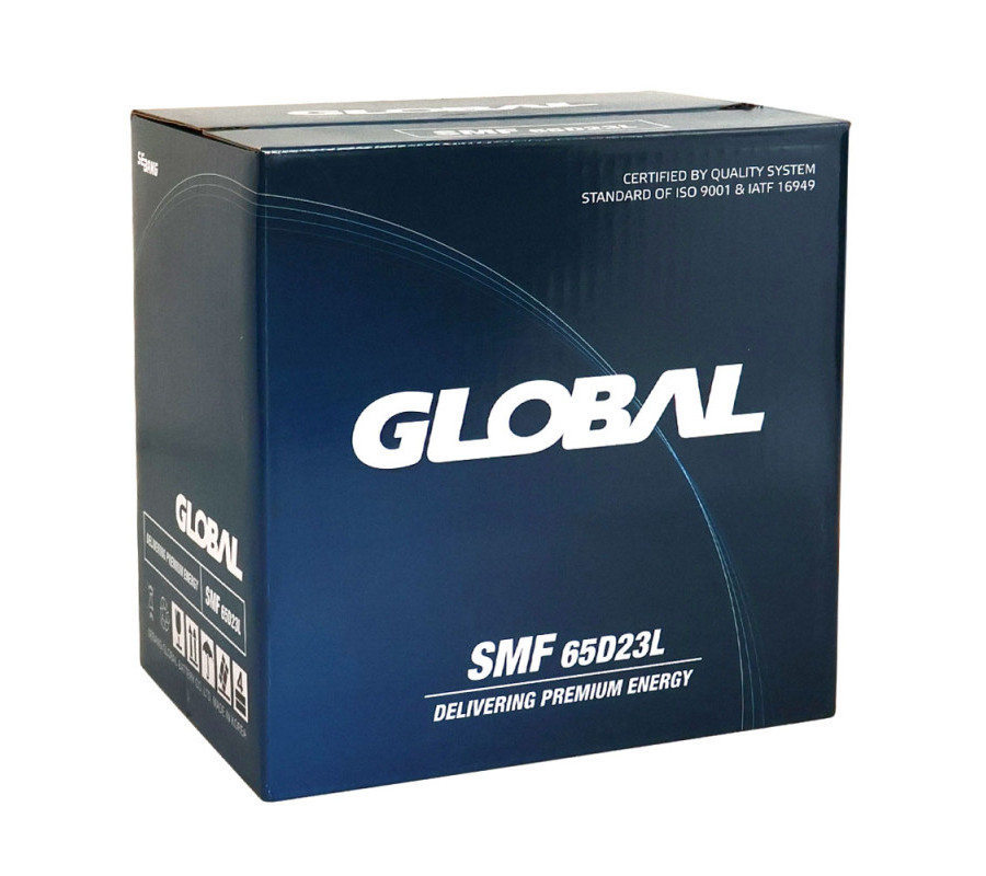 Автомобильный аккумулятор GLOBAL Asia 60Ah 500A R+ SMF 65D23L