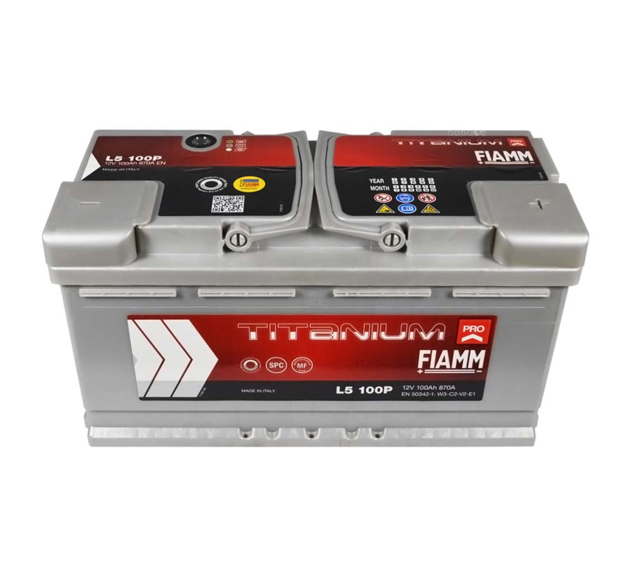 Автомобильный аккумулятор FIAMM Titanium Pro 100Аh 870А