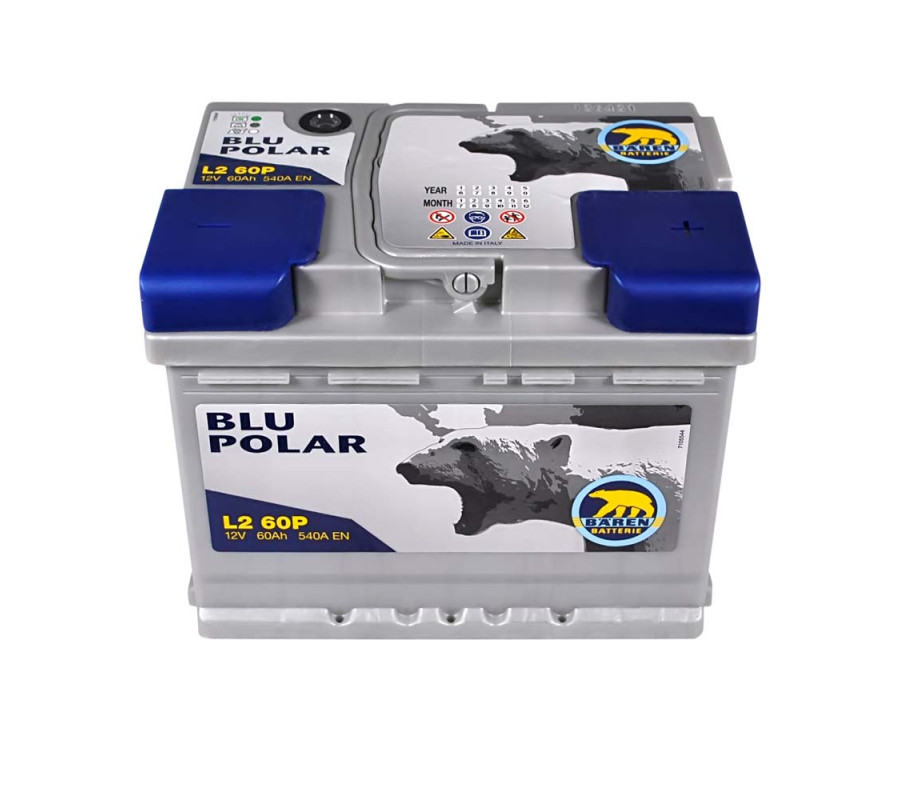 Автомобильный аккумулятор BAREN Blu polar 60Аh 540А R+