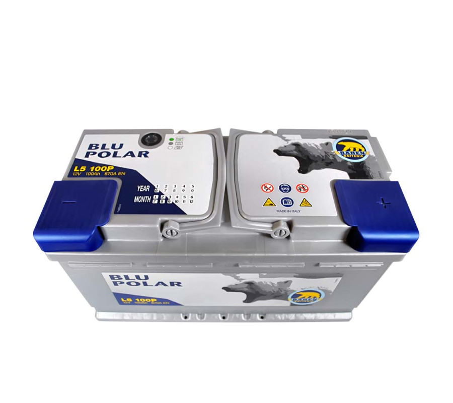 Автомобильный аккумулятор BAREN Blu polar 100Аh 870А R+