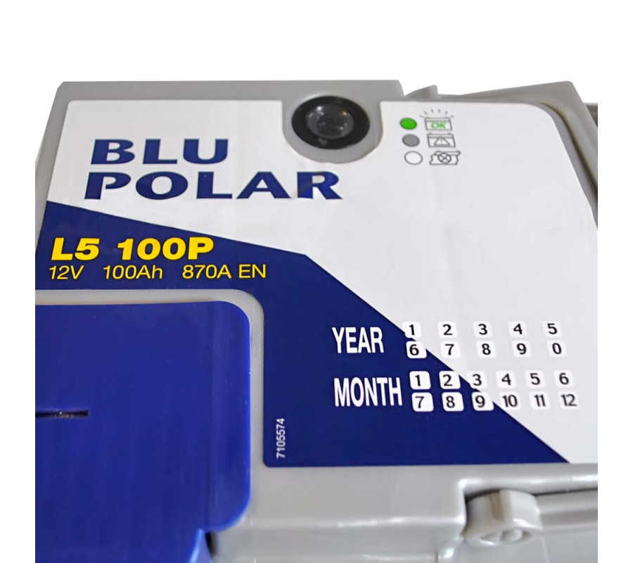 Автомобильный аккумулятор BAREN Blu polar 100Аh 870А R+