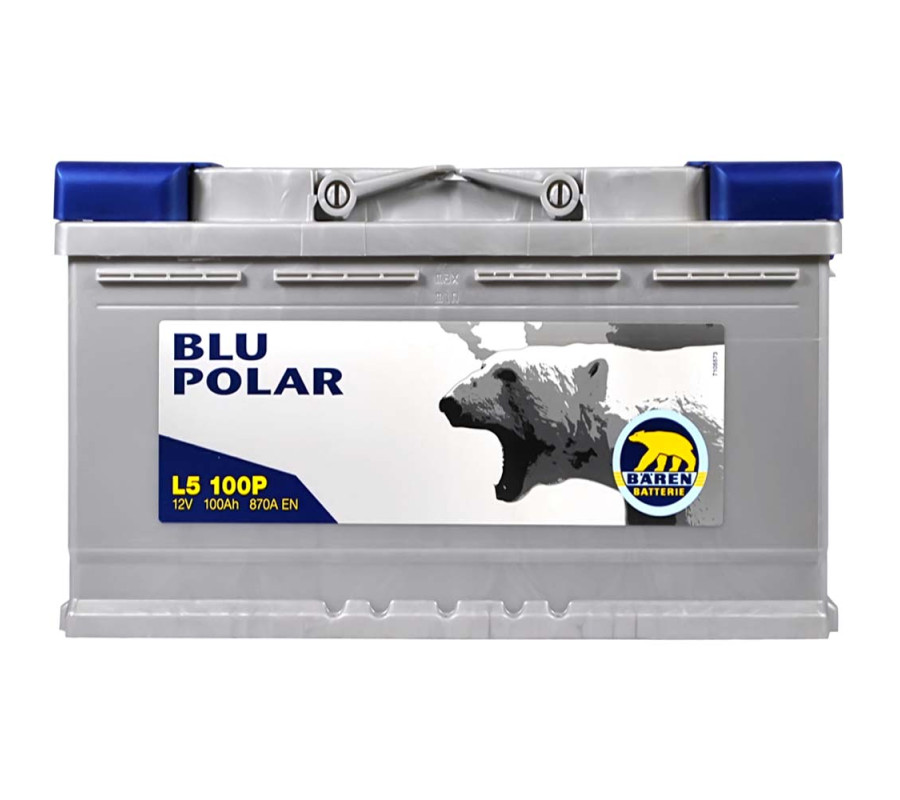 Автомобильный аккумулятор BAREN Blu polar 100Аh 870А R+