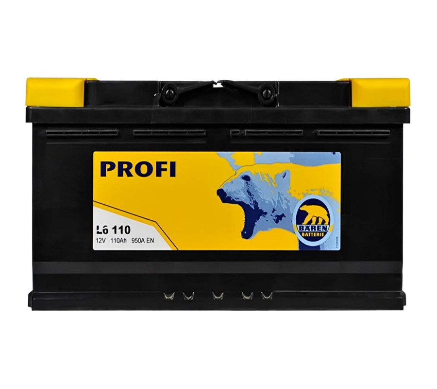 Автомобильный аккумулятор BAREN Profi 110Аh 950А R+
