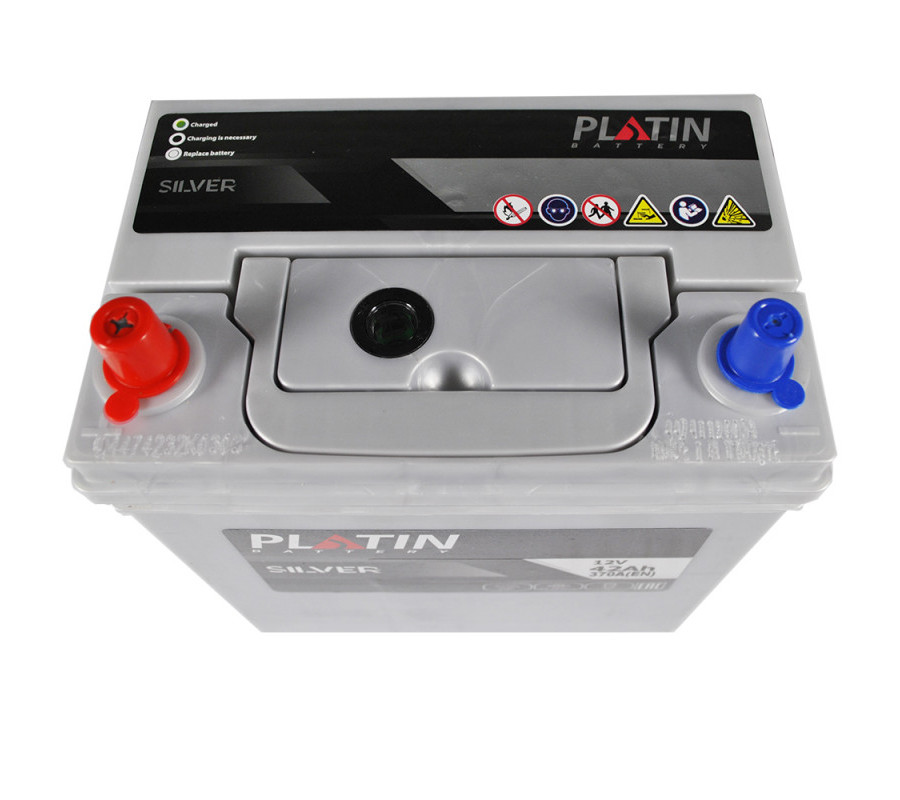 Автомобильный аккумулятор PLATIN Silver Asia 42Ah 370A L+ тонк.кл.