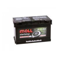 Автомобильный аккумулятор MOLL EFB (L4) 80Ah 800A R+ Start Stop