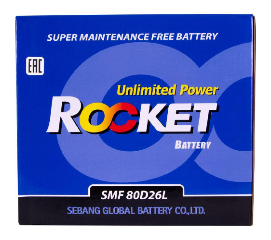 Автомобильный аккумулятор Rocket 70Ah 600CCA 80D26L