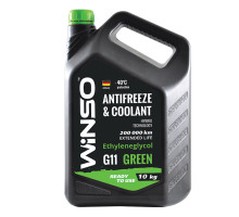 Антифриз Winso Antifreeze & Coolant Green -40°C (зелений) G11, 10кг