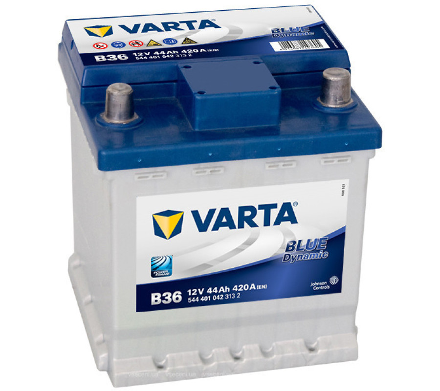 Автомобильный аккумулятор Varta  Blue Dynamic 44Ач 420А B36