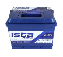 Автомобільний акумулятор ISTA 7 Series/Premium 60Ah 600A R+
