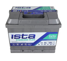 Автомобільний акумулятор ISTA Standard Plus 60Аh 580А L+