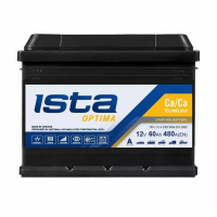 Автомобільний акумулятор ISTA Optima 60Ah 510A R+