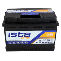 Автомобільний акумулятор ISTA Optima 74Ah 680A R+ 
