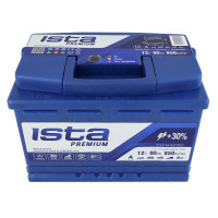 Автомобільний акумулятор ISTA Premium 90Ah 850A R+