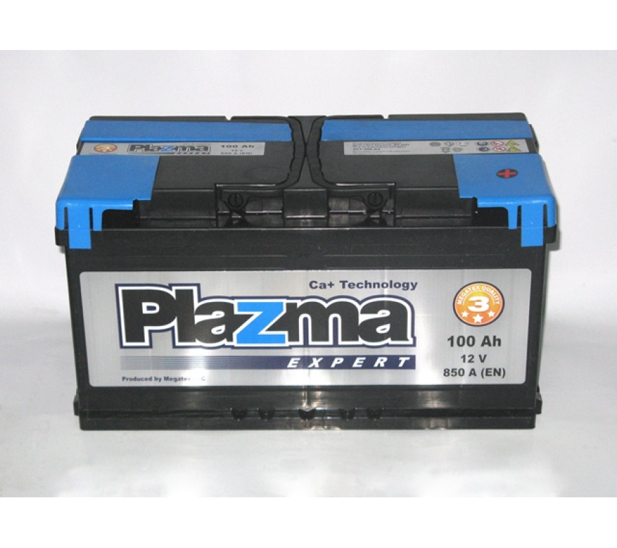 Автомобильный аккумулятор Plazma Expert 100Ah 850A R+