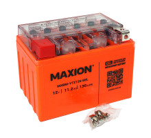 Мото акумулятор MAXION 12V 11.2Ah 130A L+ (лівий +) YTZ12S GEL