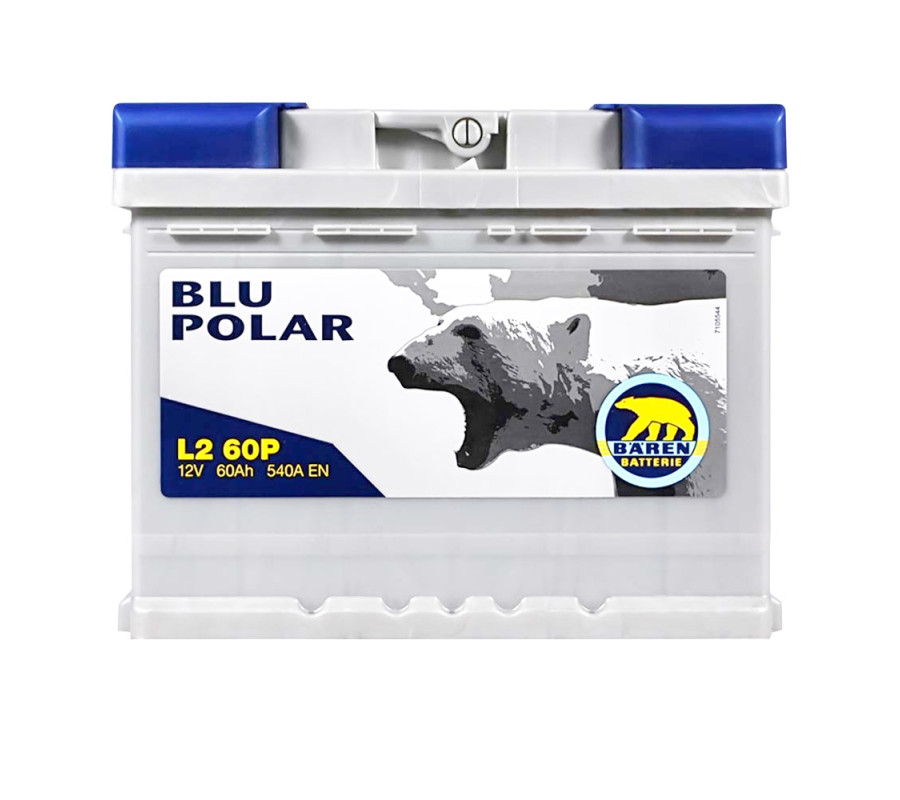 Автомобильный аккумулятор BAREN Blu polar 60Аh 540А R+