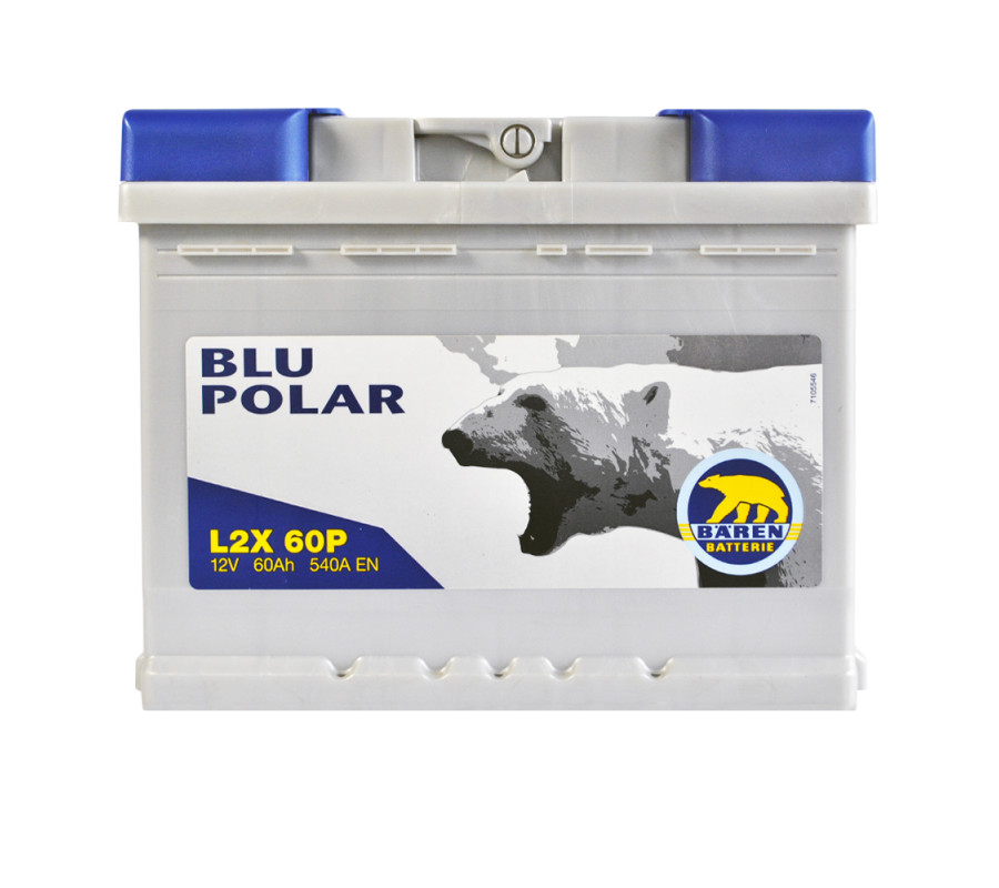 Автомобильный аккумулятор BAREN Blu polar 60Аh 540А L+ 