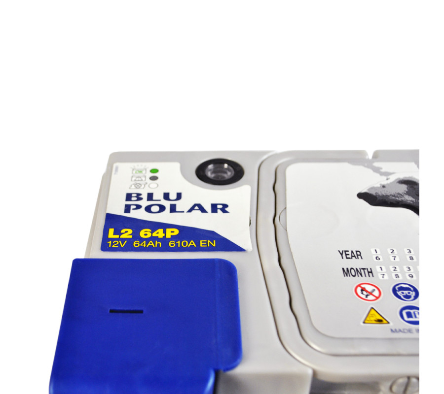 Автомобильный аккумулятор BAREN Blu polar 64Аh 610А R+