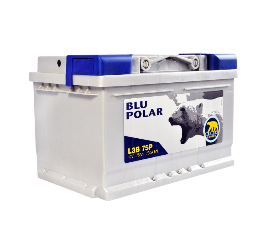 Автомобильный аккумулятор BAREN Blu polar 75Аh 730А R+