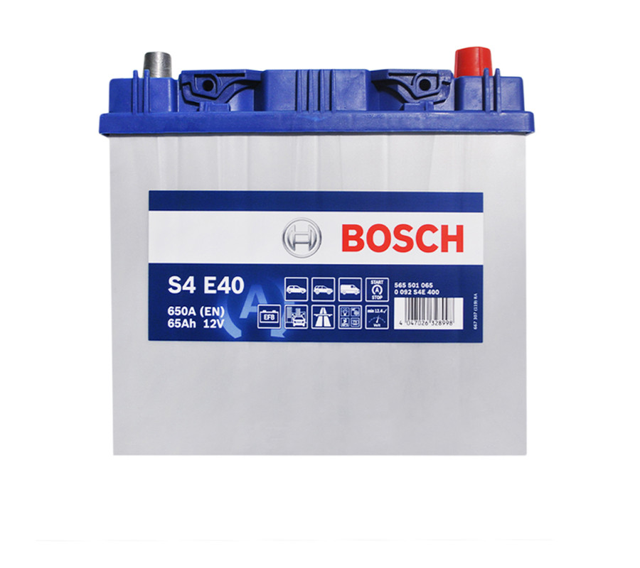 Автомобільний акумулятор BOSCH EFB Asia 65Ah 650A R+ S4E 400