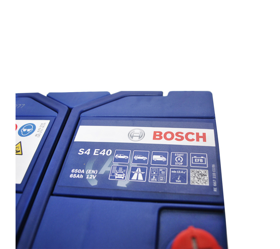 Автомобільний акумулятор BOSCH EFB Asia 65Ah 650A R+ S4E 400
