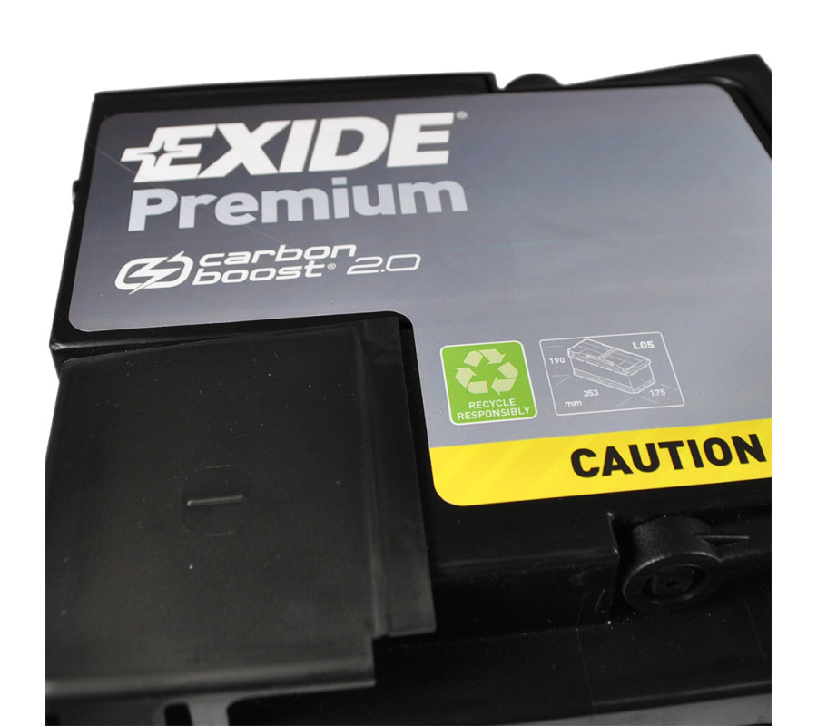 Автомобильный аккумулятор Exide Premium 100Ah 900A EA1000