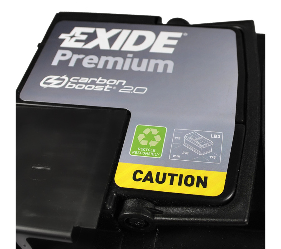 Автомобильный аккумулятор Exide Premium 72Ah 720A EA722
