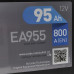 Автомобильный аккумулятор Exide Premium 95Ah 800A EA955