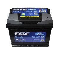 Автомобільний акумулятор Exide Excell 62Ah 540A EB620