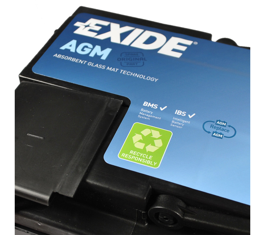 Автомобильный аккумулятор Exide 95Ah 850 A Start Stop AGM EK950