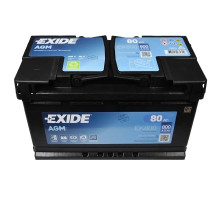 Автомобільний акумулятор Exide 80Ah 800 A Start Stop AGM EK800
