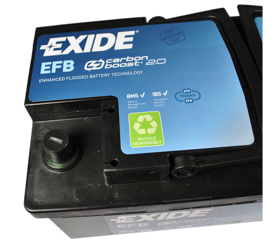 Автомобильный аккумулятор Exide 100Ah 900A Start Stop EFB EL1000