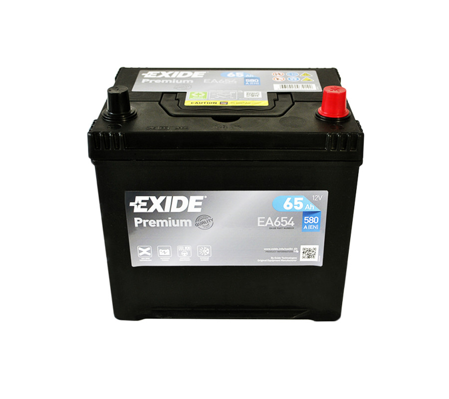 Автомобильный аккумулятор Exide Premium 65Ah 580A EA654