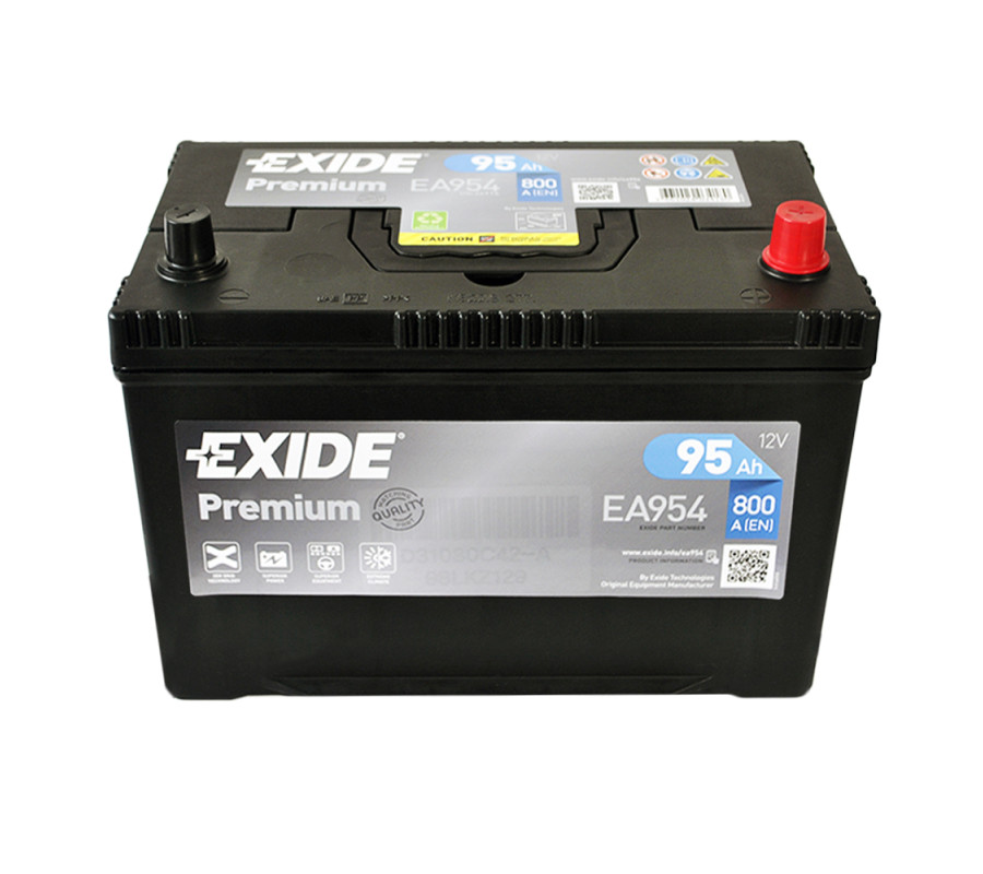 Автомобильный аккумулятор Exide Premium 95Ah 800A EA954