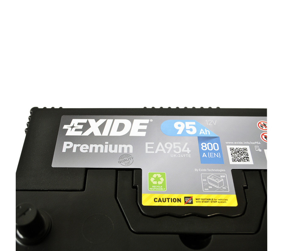 Автомобильный аккумулятор Exide Premium 95Ah 800A EA954